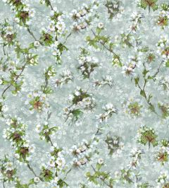 Fleur D'Assam Fabric by Designers Guild Platinum Fleur D'Assam Fabric by Designers Guild Platinum