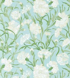 Fleur de Joie Wallpaper by Harlequin Chalk/Emerald/Sky Fleur de Joie Wallpaper by Harlequin Chalk/Emerald/Sky