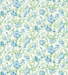 Fleur de Joie Fabric by Harlequin Sky/Forest Fleur de Joie Fabric by Harlequin Sky/Forest