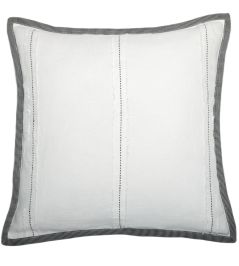 Fleur De Lin Cushion 45 x 45cm by Maison Casamance Blanc Fleur De Lin Cushion 45 x 45cm by Maison Casamance Blanc