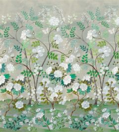 Fleur Orientale Fabric by Designers Guild Celadon Fleur Orientale Fabric by Designers Guild Celadon