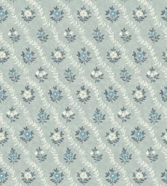Fleuron Wallpaper by DADO Cyan Fleuron Wallpaper by DADO Cyan