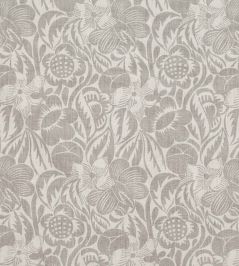 Fleurs Etoilees Fabric by Christopher Farr Cloth Smoke Fleurs Etoilees Fabric by Christopher Farr Cloth Smoke