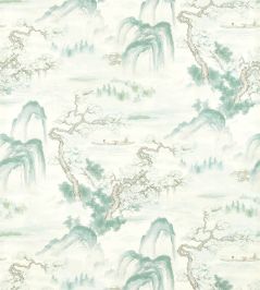 Floating Mountains Wallpaper by Zoffany Mineral Floating Mountains Wallpaper by Zoffany Mineral