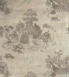 Floating Palace Wallpaper by Liberty Pewter Floating Palace Wallpaper by Liberty Pewter