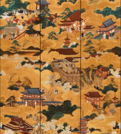 Floating World Wallpaper by MINDTHEGAP Golden Floating World Wallpaper by MINDTHEGAP Golden