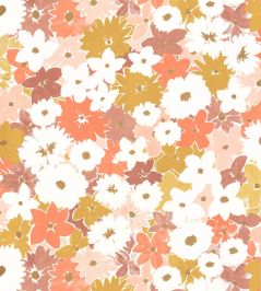 Flora Wallpaper by Caselio Rose Flora Wallpaper by Caselio Rose