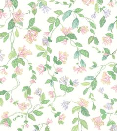 Flora Wallpaper by Cole & Son Blush, Sage, & Mulberry on Cream Flora Wallpaper by Cole & Son Blush, Sage, & Mulberry on Cream