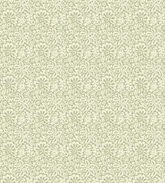Flora Wallpaper by GP & J Baker Green Flora Wallpaper by GP & J Baker Green