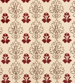 Floral Block Wallpaper by Barneby Gates Chocolate/Red Floral Block Wallpaper by Barneby Gates Chocolate/Red