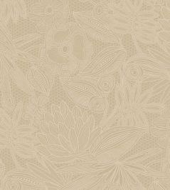 Floral Lace Wallpaper by Eijffinger Beige/Sand Floral Lace Wallpaper by Eijffinger Beige/Sand