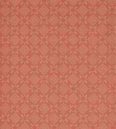 Floral Tracery Wallpaper by Zoffany Deep Salmon Floral Tracery Wallpaper by Zoffany Deep Salmon
