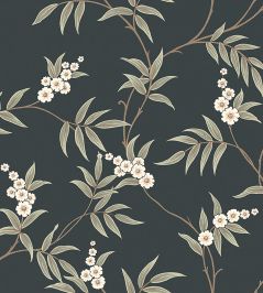 Floral Tree Wallpaper by Borastapeter Night Sky Floral Tree Wallpaper by Borastapeter Night Sky