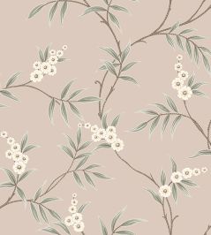 Floral Tree Wallpaper by Borastapeter Pink Floral Tree Wallpaper by Borastapeter Pink