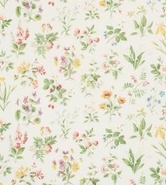 Floreana Fabric by Schumacher Berry Floreana Fabric by Schumacher Berry