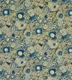 Florella Velvet Fabric by Ian Sanderson Glaslyn Florella Velvet Fabric by Ian Sanderson Glaslyn