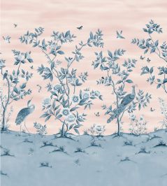 Florence Mural by Harlequin Powder - China Blue Florence Mural by Harlequin Powder - China Blue