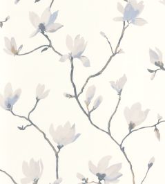 Florescence Suzhou Wallpaper by Casadeco Gris Bleute Florescence Suzhou Wallpaper by Casadeco Gris Bleute
