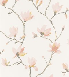 Florescence Suzhou Wallpaper by Casadeco Rose Florescence Suzhou Wallpaper by Casadeco Rose