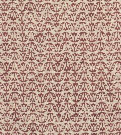Flori Fabric by James Hare Cherry Rose Flori Fabric by James Hare Cherry Rose