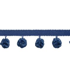 Florian Fringe Trimming by Thibaut Navy Florian Fringe Trimming by Thibaut Navy