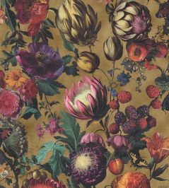 Flourish Wallpaper by Eijffinger Chestnut Flourish Wallpaper by Eijffinger Chestnut