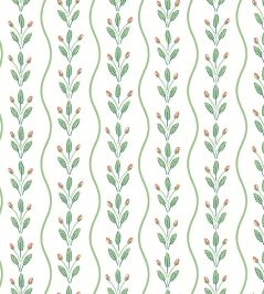 Flower Buds Wallpaper by Borastapeter Green Flower Buds Wallpaper by Borastapeter Green