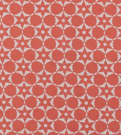 Flower Cut Out Fabric by Vanderhurd Coral/Champignon Flower Cut Out Fabric by Vanderhurd Coral/Champignon