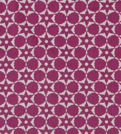Flower Cut Out Fabric by Vanderhurd Magenta/Champignon Flower Cut Out Fabric by Vanderhurd Magenta/Champignon