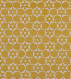 Flower Cut Out Fabric by Vanderhurd Saffron/Champignon Flower Cut Out Fabric by Vanderhurd Saffron/Champignon