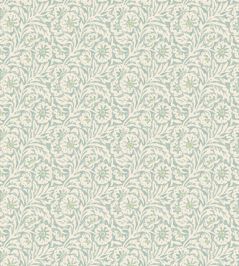 Flower Patch Wallpaper by GP & J Baker Aqua Flower Patch Wallpaper by GP & J Baker Aqua