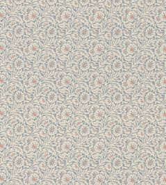 Flower Patch Fabric by GP & J Baker Blue Flower Patch Fabric by GP & J Baker Blue