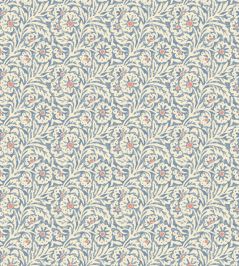 Flower Patch Wallpaper by GP & J Baker Blue Flower Patch Wallpaper by GP & J Baker Blue