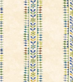 Flower Pot Wallpaper by GP & J Baker Blue/Green Flower Pot Wallpaper by GP & J Baker Blue/Green