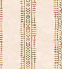 Flower Pot Wallpaper by GP & J Baker Green/Pink Flower Pot Wallpaper by GP & J Baker Green/Pink