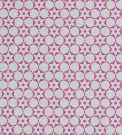 Flower Stencil Wallpaper by Vanderhurd Magenta Flower Stencil Wallpaper by Vanderhurd Magenta