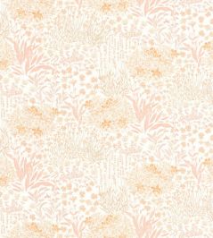 Flowered Grove Wallpaper by Casadeco Rose Nude Flowered Grove Wallpaper by Casadeco Rose Nude