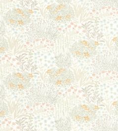 Flowered Grove Wallpaper by Casadeco Vert Amande Flowered Grove Wallpaper by Casadeco Vert Amande