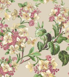 Flowery Wallpaper by Coordonne Beige Flowery Wallpaper by Coordonne Beige