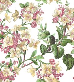 Flowery Wallpaper by Coordonne White Flowery Wallpaper by Coordonne White