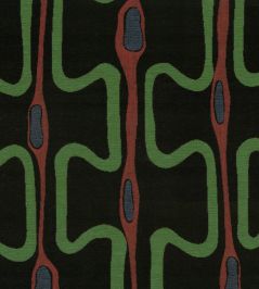 Fluente Fabric by MINDTHEGAP Black/Green Fluente Fabric by MINDTHEGAP Black/Green