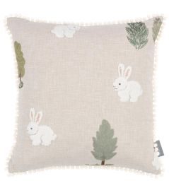 Fluffy Bunnies Cushion 40 x 40cm by Villa Nova Brown Fluffy Bunnies Cushion 40 x 40cm by Villa Nova Brown