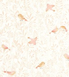 Flying Bird Wallpaper by Casadeco Rose Nude Flying Bird Wallpaper by Casadeco Rose Nude