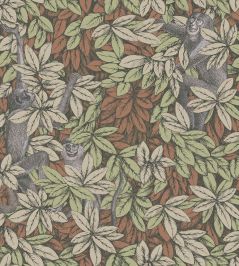 Foglie e Scimmie Wallpaper by Cole & Son Olive & Orange Foglie e Scimmie Wallpaper by Cole & Son Olive & Orange