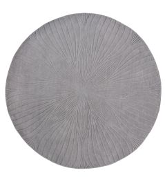 Folia Round Rug by Wedgwood Grey Folia Round Rug by Wedgwood Grey