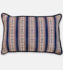 Folk Stripe Pillow 16 x 24" by Barneby Gates Navy Folk Stripe Pillow 16 x 24" by Barneby Gates Navy
