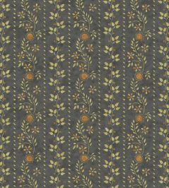 Folklore Wallpaper by Lewis & Wood Charcoal Lime Folklore Wallpaper by Lewis & Wood Charcoal Lime