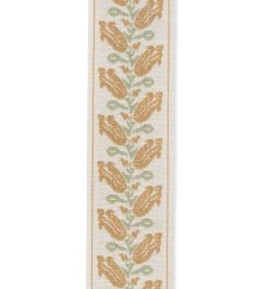 Folkloric Floral Braid Trimming by Volga Linen Biscotti Folkloric Floral Braid Trimming by Volga Linen Biscotti