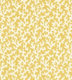 Folly Fabric by Schumacher Mimosa Folly Fabric by Schumacher Mimosa