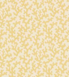 Folly Fabric by Schumacher Straw Folly Fabric by Schumacher Straw
